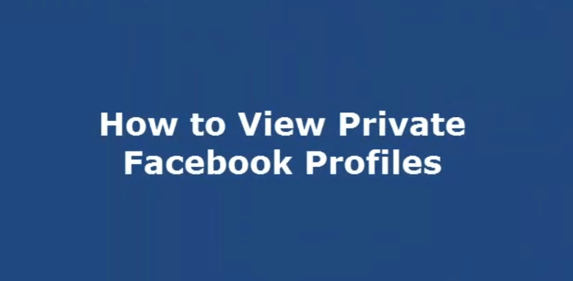 How to view private facebook photos