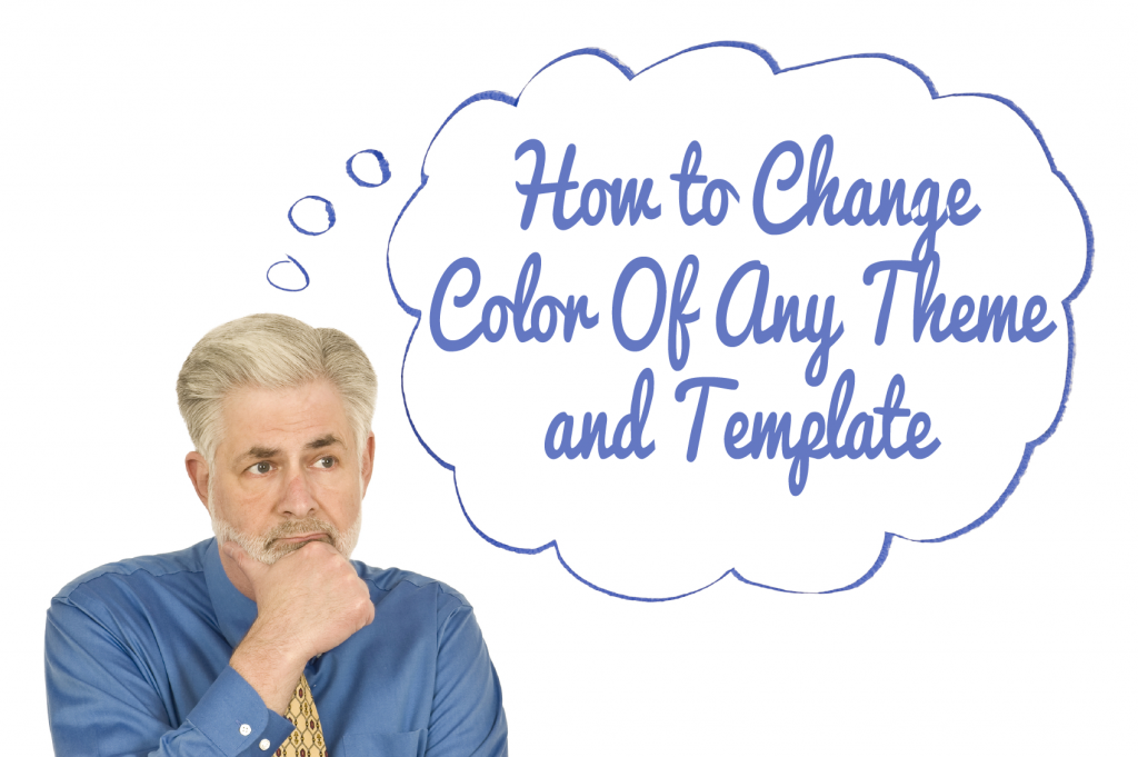 How to Change Color Of Any Theme and Template